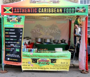 Caribbean food stall
